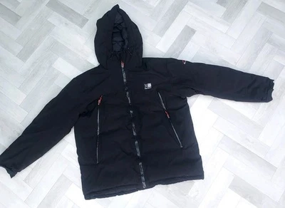 Chaqueta acolchada de plumón de ganso Karrimor Elite para hombre negra talla XXL abrigo de invierno Foto 1 de 4