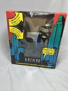 Vintage 1994 Batman The Animated Series Talking Alarm Clock - Picture 1 of 12