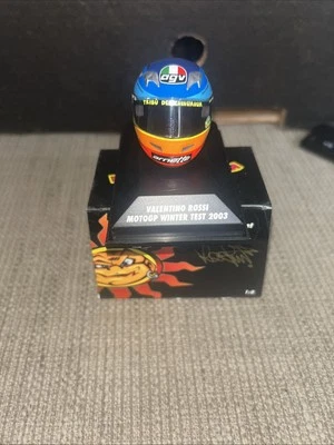 Minichamps 1/8 Scale 397 030099 - AGV Helmet Moto GP Winter Test 2003 V. Rossi - Image 1 of 4
