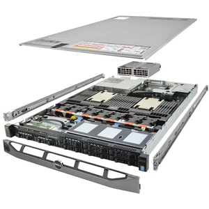 Servidor Dell PowerEdge R630 2x E5-2690v3 2,60 GHz 24 núcleos 128 GB RAM 8x 2 TB SAS 12G - Imagen 1 de 5