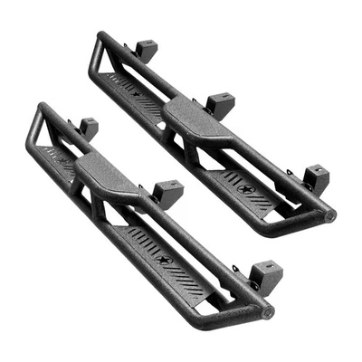 6" Running Boards for 2018-2025 Jeep Wrangler JL 4 Door Side Steps Drop Bars - Image 1 of 4