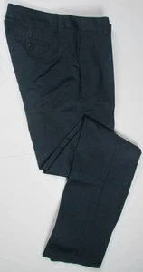 LANDS END marineblaue Schuluniform einfache Chinohose ungesäumt Damen 4 NEU - Bild 1 von 6