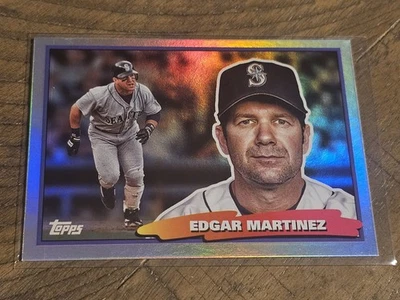 2022 Topps Archives Edgar Martinez 88 Big Foil Insert Nmmt - Image 1 of 3