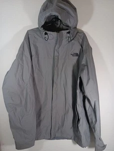 Men's The North Face Dryvent Jacket 2XL Grey Full Zip Hooded Pockets XXL - Picture 1 of 17