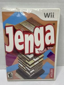 Jenga: World Tour (Nintendo Wii, 2007) NUOVO SIGILLATO DISCO SCIOLTO IN CUSTODIA - Foto 1 di 4
