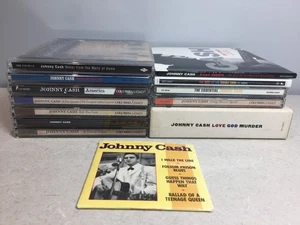 Johnny Cash 15 CD Lot Love God Murder, Essential, Best of TV Show, Folsom, mini - Picture 1 of 3