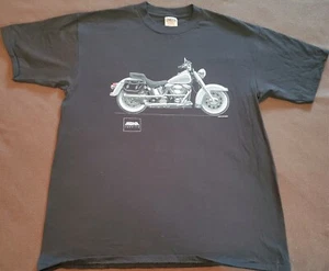 VTG MBNA Motorsports Motorcycle T-Shirt Oneita USA Made Mens XL Andy's Tee EUC - Picture 1 of 8