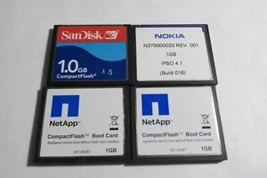 SUNDISK NOKIA NETAPP 1GB Professional Mixed CF Compact Flash Memory Card - Picture 1 of 4