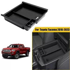 For Toyota Tacoma 2016-2023 Center Console Organizer Tray Armrest Box Accessory - Picture 1 of 11