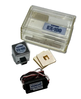 EXPERT EX-100 RC Airplane Gyro w/Gain Switch Expert Brand EXRG100 New in Package - Image 1 of 4