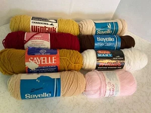 Yarn Mixed Color Lot of 8 NEW - Picture 1 of 2