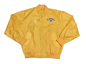 Camel Formula 1 Racing Team Jacket One Size Yellow Made In Japan Vintage 90's - Picture 1 of 19