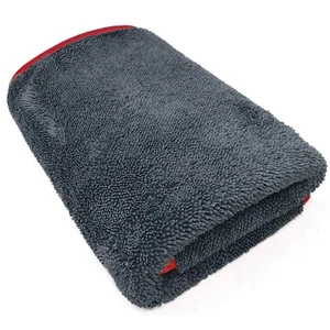 Microfibre Car Drying Towel 1200gsm Twisted Loop Large Absorbent Detailing Cloth - Picture 1 of 10