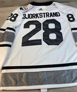 Camiseta Adidas Columbus Blue Jackets 2019 All Star Bjorkstrand talla 50 Parley - Imagen 1 de 16