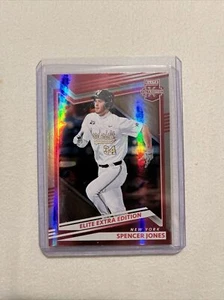 2022 Elite Extra Edition Pink Spencer Jones Rookie RC Prospect Yankees Rare - Picture 1 of 2