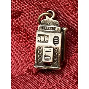 Máquina tragamonedas india de colección pulsera de plata esterlina colgante detallado Southwes - Imagen 1 de 7