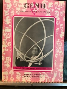 Página de contenido Zimmerman Issue Genii Magicians Magazine Magic de colección noviembre 1983 - Imagen 1 de 3