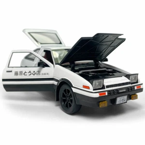 1/20 Initial D Toyota AE86 Model Car Diecast Toy Vehicle for Kids Boys Adults - Picture 1 of 15