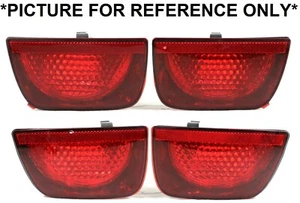 2010-2013 Camaro SS ZL1 Rear Bumper Tail Lights Tail Lamps Set of 4 USED OEM GM - Picture 1 of 12