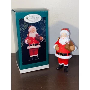 Vintage 1996 Hallmark Keepsake Santa Christmas Ornament Collector's Club - Picture 1 of 17