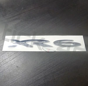 BA BF FG Falcon XR6 Chrome *REAR ONLY* Boot Tailgate Emblem Badge - Picture 1 of 2