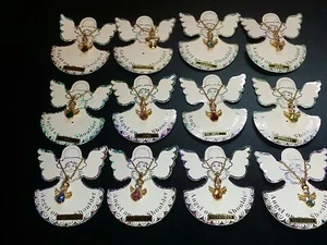 Angel on My Shoulder Choose Month Birthstone Necklaces NEW - Picture 1 of 5