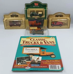 VEHICLES : BENTLEY, ROLLS ROYCE SILVER GHOST, FIRE ENGINE, FORD T, MORRIS SET - Picture 1 of 11