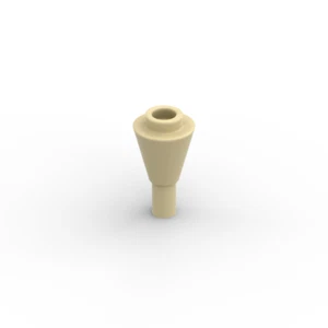 Lego 15x Kegel Pin 1x1 cone inverted pin 11610 beige tan - Picture 1 of 1