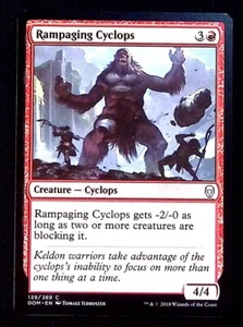 Rampaging Cyclops Magic the Gathering Dominaria Creature Cyclops Common - Picture 1 of 2
