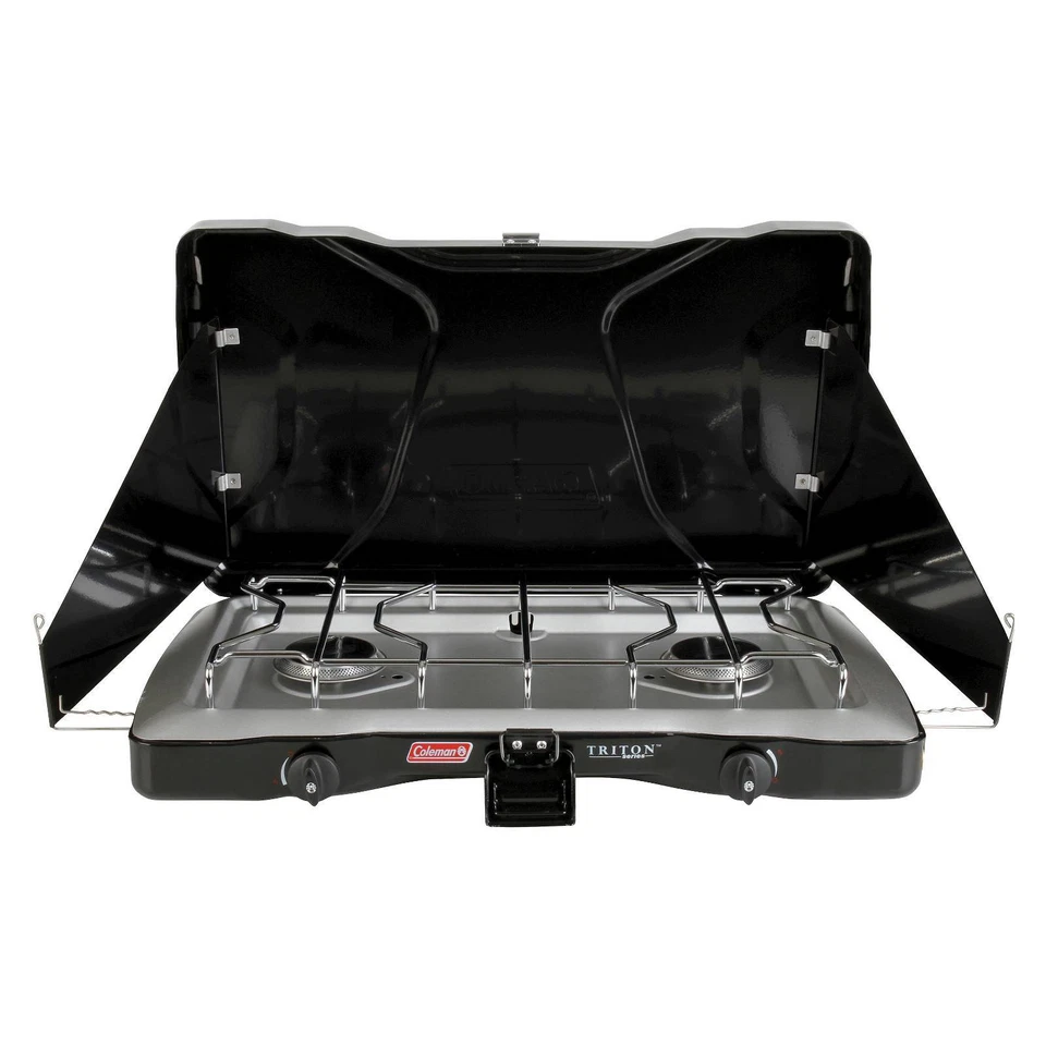 Coleman Triton (2000020953) 2 Burner Propane Stove - Black