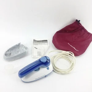 Hamilton Beach Travel Iron with Steamer Cup Instructions Storage Bag EUC - Picture 1 of 12