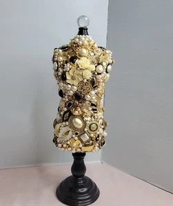 Maniquí de arte alterado maniquí incrustado con joyas pequeño - Imagen 1 de 17