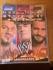 WWE Lamincards 2007 Edibas Trading Cards with 44 of 162 Wrestling Trading Cards