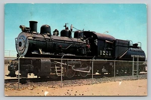 Postcard Train Engine 1221 Southern Pacific RR Steam New Mexico VTG Posted 1970 - Picture 1 of 2