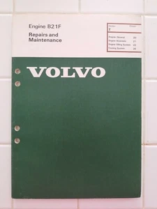1980 OEM Volvo Repairs and Maintenance Manual Section 2 Groups 20, 21, 22, 26 - Bild 1 von 10