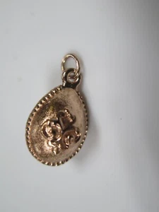 🌷 JOAN RIVERS Faberge Egg Charm ROSE GOLD ORNATE * Vintage - Picture 1 of 3