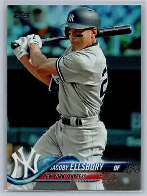 2018 Topps #557 Jacoby Ellsbury Rainbow Foil - Image 1 of 2