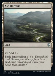 [4x] Ash Barrens Near Mint, English New Capenna Commander MTG Magic - Picture 1 of 1
