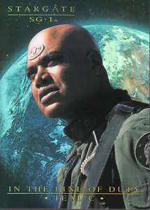 STARGATE SEASON SEVEN IN THE LINE OF DUTY CARD T9 - Picture 1 of 1