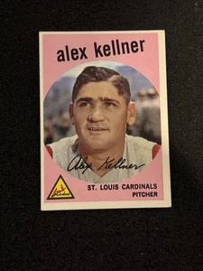 1959 Topps #101 Alex Kellner St. Louis Cardinals - Foto 1 di 2