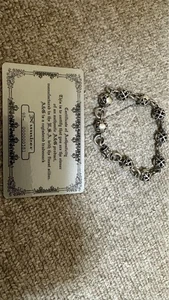 A&G Kreuz Kugel Armband Chrom Herzen - Bild 1 von 11