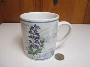 Pamela Gladding Certified Int. 12oz Art Print Coffee Mug Purple Floral Butterfly - Picture 1 of 6