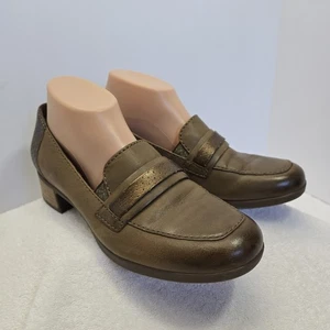 Dansko lila taupe brüniert Slipper Halbschuhe Schuhe Gr. 40 US 9,5-10 bequemer Absatz - Bild 1 von 16