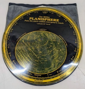 Vintage The Miller Planisphere Latitude 40 Grad Nord mit Schutzhülle 1988 - Bild 1 von 5