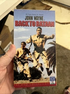 Back To Bataan John Wayne Anthony Quinn Sealed VHS - Picture 1 of 1