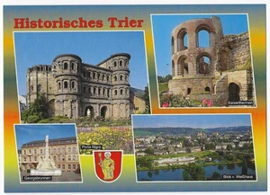 Historisches Trier Germany Postcard Multiview Historic Highlights - Picture 1 of 2