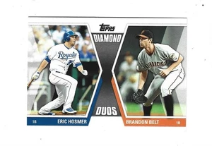 2011 Topps Update Diamond Duos #DD5 Eric Hosmer/Brandon Gürtel - Bild 1 von 1