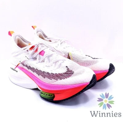 Nike Air Zoom Alphafly Next% Womens 8 Mens 6.5 DJ5455-100 Worn Once FlyKnit EUC - Image 1 of 4