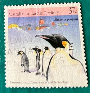AAT 37c Emporer penguins FU H23 - Picture 1 of 1