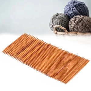 75 Pcs Double Pointed Knitting Needles 20cm/7.8in Carbonized Bamboo Knittin ZC - Picture 1 of 24